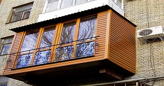 Внешняя отделка балкона Дубна цена от 1018 руб. м/2.